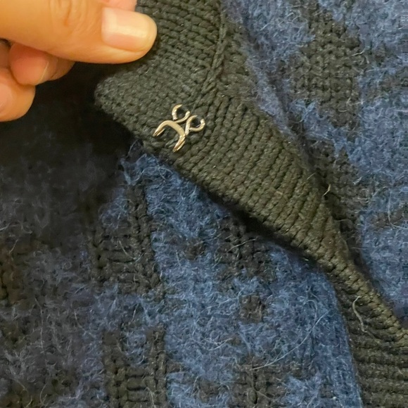 Classiques Entier Mohair Alpaca Blend Houndstooth Cardigan - Picture 5 of 8